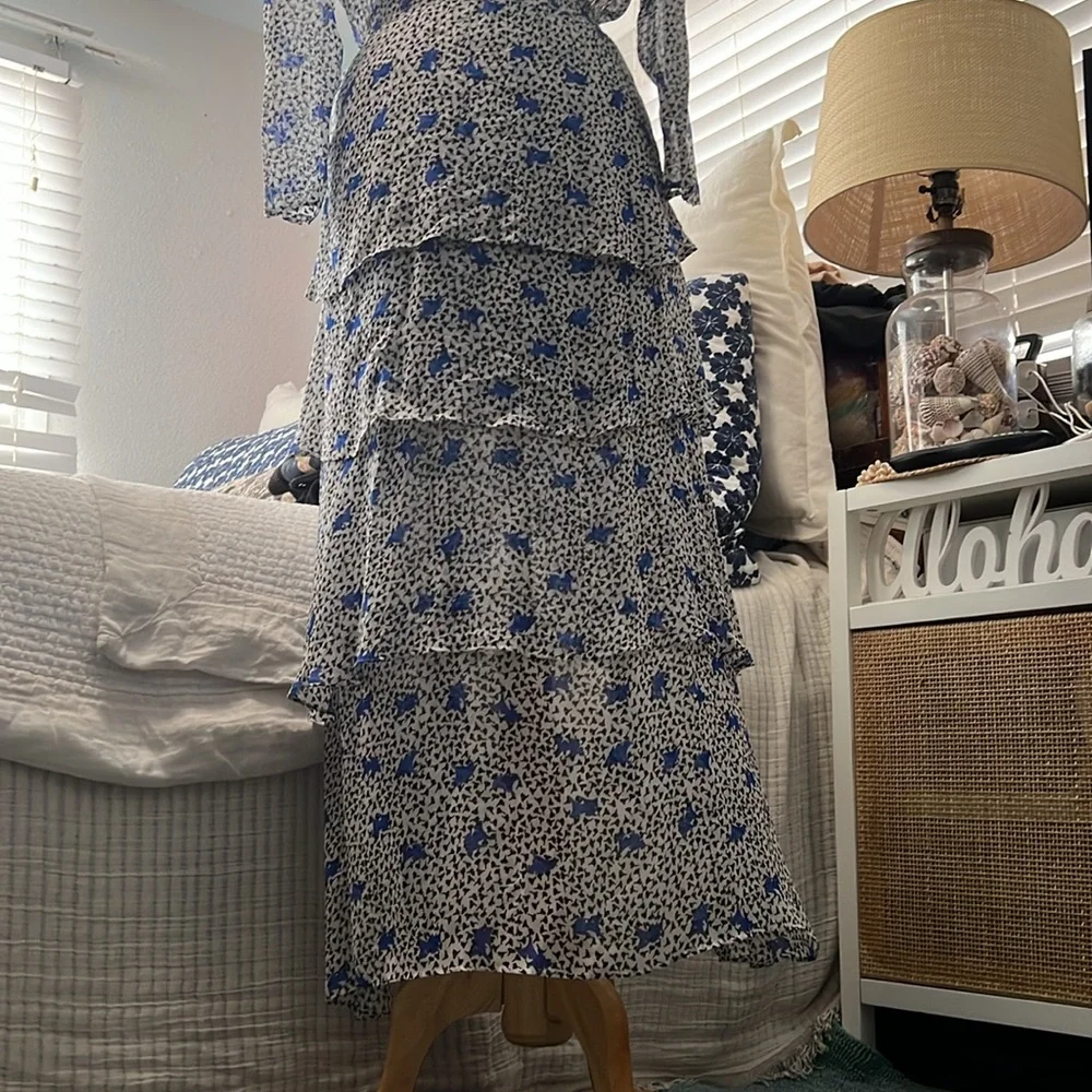 Maje Flower Print Dress - Picture 7 of 10
